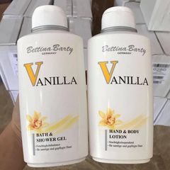 Sữa Dưỡng Thể Trắng Da Vanilla Bettina Barty 500ml - Hương Nước Hoa Ngọt Ngào, Dưỡng Ẩm Tốt Cho Da Mỗi Ngày